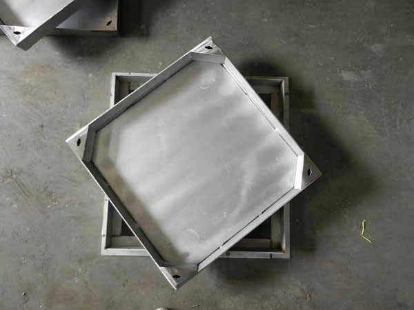 不鏽鋼鋪磚下沉式雙層井蓋廠家定製